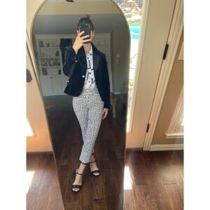 Vintage Black evening Jacket with embellished collar size small